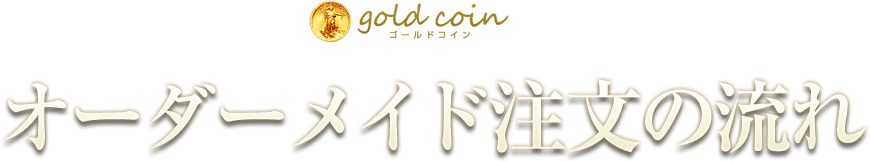 オーダーメイド注文の流れ